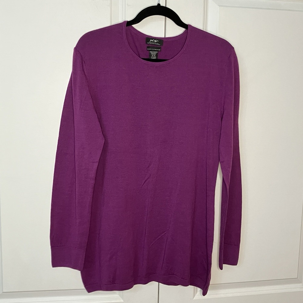 Lord & Taylor Sweater Womens XL Extra Fine Merino Wool Base Layer Woolmark
